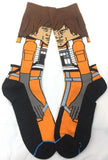 Socks - Star Wars - Luke Skywalker Pilot Suit Orange Crew Socks (1 Pair)