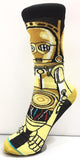 Socks - Star Wars - C-3PO Full Body Yellow Crew Socks (1 Pair)