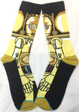 Socks - Star Wars - C-3PO Full Body Yellow Crew Socks (1 Pair)