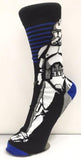 Socks - Star Wars - Clone Trooper Blue Stripes Crew Socks (1 Pair)