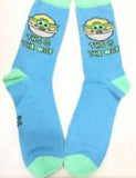 Socks - Star Wars - Grogu Pod Blue Green Crew Socks (1 Pair)
