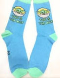 Socks - Star Wars - Grogu Pod Blue Green Crew Socks (1 Pair)