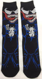 Socks - Marvel - Venom Face Blue Outline Crew Socks (1 Pair)