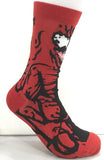 Socks - Marvel - Carnage Red Black Crew Socks (1 Pair)