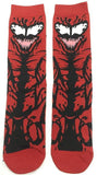 Socks - Marvel - Carnage Red Black Crew Socks (1 Pair)