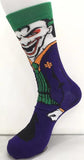 Socks - DC Comics - The Joker Face Purple Suit Crew Socks (1 Pair)