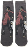 Socks - Naruto - Madara Uchiha Standing Grey Crew Socks (1 Pair)