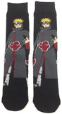 Socks - Naruto - Naruto Uzumaki Akatsuki Cloak Black Crew Socks (1 Pair)