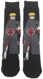 Socks - Naruto - Naruto Uzumaki Akatsuki Cloak Black Crew Socks (1 Pair)