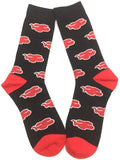 Socks - Naruto - Akatsuki Clouds Pattern Red Crew Socks (1 Pair)