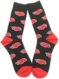 Socks - Naruto - Akatsuki Clouds Pattern Red Crew Socks (1 Pair)