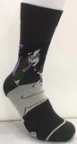Socks - Naruto - Orochimaru and Snake Black White Crew Socks (1 Pair)