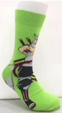 Socks - Naruto - Killer B Green Crew Socks (1 Pair)
