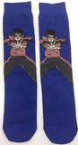 Socks - Naruto - Itachi Uchiha Hand Sign Blue Crew Socks (1 Pair)