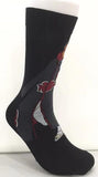 Socks - Naruto - Tobi Akatsuki Cloak Black Crew Socks (1 Pair)