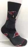 Socks - Naruto - Itachi Uchiha Akatsuki Clouds Crew Socks (1 Pair)