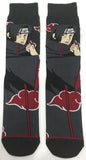 Socks - Naruto - Itachi Uchiha Akatsuki Clouds Crew Socks (1 Pair)