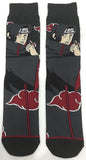 Socks - Naruto - Itachi Uchiha Akatsuki Clouds Crew Socks (1 Pair)