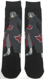 Socks - Naruto - Itachi Uchiha Akatsuki Black Crew Socks (1 Pair)