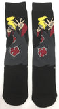 Socks - Naruto - Deidara Hand Signs Akatsuki Cloud Crew Socks (1 Pair)