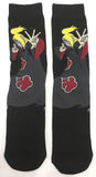Socks - Naruto - Deidara Hand Signs Akatsuki Cloud Crew Socks (1 Pair)