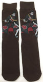 Socks - Naruto - Akatsuki Members Brown Crew Socks (1 Pair)