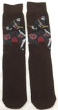 Socks - Naruto - Akatsuki Members Brown Crew Socks (1 Pair)