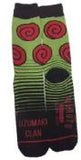 Socks - Naruto - Uzumaki Clan Symbol Green Crew Socks (1 Pair)