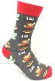 Socks - Super Mario - Mario Coins 100 Pattern Grey Crew Socks (1 Pair)