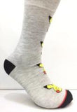 Socks - Pokemon - Pikachu Faces Grey Crew Socks (1 Pair)