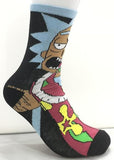 Socks - Rick and Morty - Rick Sanchez Hawaiian Shirt Lei Crew Socks (1 Pair)