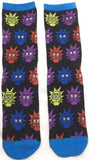 Socks - Rick and Morty - Rick Sanchez Colorful Faces Pattern Crew Socks (1 Pair)