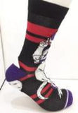 Socks - Dragon Ball - Frieza Standing Red Stripes Crew Socks (1 Pair)