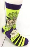 Socks - Dragon Ball - Broly Dynamic Pose Green Crew Socks (1 Pair)
