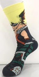 Socks - My Hero Academia - Katsuki Bakugo Hero Costume Yellow Cuff Crew Socks (1 Pair)