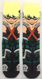 Socks - My Hero Academia - Katsuki Bakugo Hero Costume Yellow Cuff Crew Socks (1 Pair)