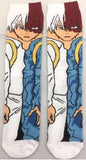 Socks - My Hero Academia - Shoto Todoroki Ice Quirk Crew Socks (1 Pair)