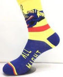 Socks - My Hero Academia - All Might Yellow Blue Red Crew Socks (1 Pair)