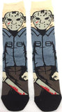 Socks - Friday the 13th - Jason Voorhees Cartoon Bloody Machete Crew Socks (1 Pair)