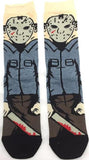 Socks - Friday the 13th - Jason Voorhees Cartoon Bloody Machete Crew Socks (1 Pair)