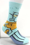 Socks - SpongeBob - Squidward Tentacles Full Body Teal Crew Socks (1 Pair)