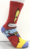 Socks - SpongeBob - Mr. Krabs Red Body Crew Socks (1 Pair)