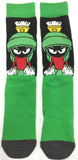 Socks - Looney Tunes - Marvin the Martian Red Torso Green Crew Socks (1 Pair)