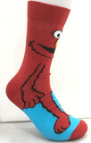 Socks - Sesame Street - Elmo Full Body Red Blue Crew Socks (1 Pair)