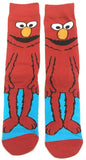 Socks - Sesame Street - Elmo Full Body Red Blue Crew Socks (1 Pair)