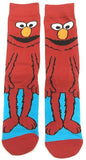 Socks - Sesame Street - Elmo Full Body Red Blue Crew Socks (1 Pair)