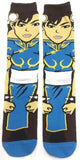 Socks - Street Fighter - Chun-Li Classic Blue Outfit Crew Socks (1 Pair)