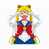 3D Lenticular Sticker - Sailor Moon - Eternal Sailor Moon Three Forms