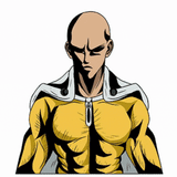 3D Lenticular Sticker - One Punch Man - Saitama
