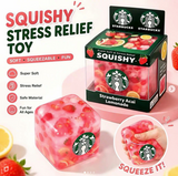 Squishy - Starbucks - Strawberry Acai Lemonade Squishy Cube